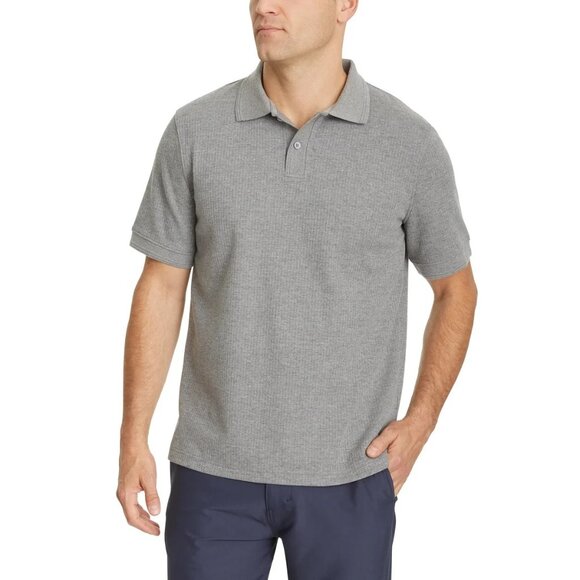 NEW Marc New York Andrew Marc Men's M Sweater Polo Shirt Gray - Picture 1 of 7